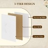 15-Drawer Fabric Dresser, Wood Tabletop, Metal Frame, Tall Chest Organizer, Ideal for Bedroom, Living Room, Hallway, Entryway - 2 of 4