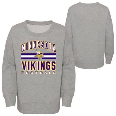 Men's Minnesota Vikings Starter Gray Halftime Long Sleeve T-Shirt