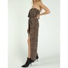 Women's Born to be Wild Leopard Jumpsuit - Honey Punch - 2 of 4