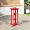 WestinTrends Malibu 42" All Weather HDPE Outdoor Patio Bar Height Bistro Table - Round - 2 of 4