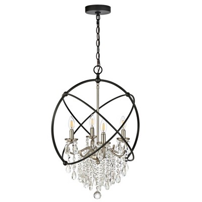 Sabina Pendant - Nickel/Black - Safavieh