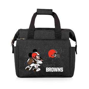 NFL Cleveland Browns Mickey Mouse On The Go Lunch Cooler - Black