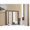Passion Furniture 38 in. x 38 in. Classic Square Wood Framed Dresser Mirror - 2 of 4