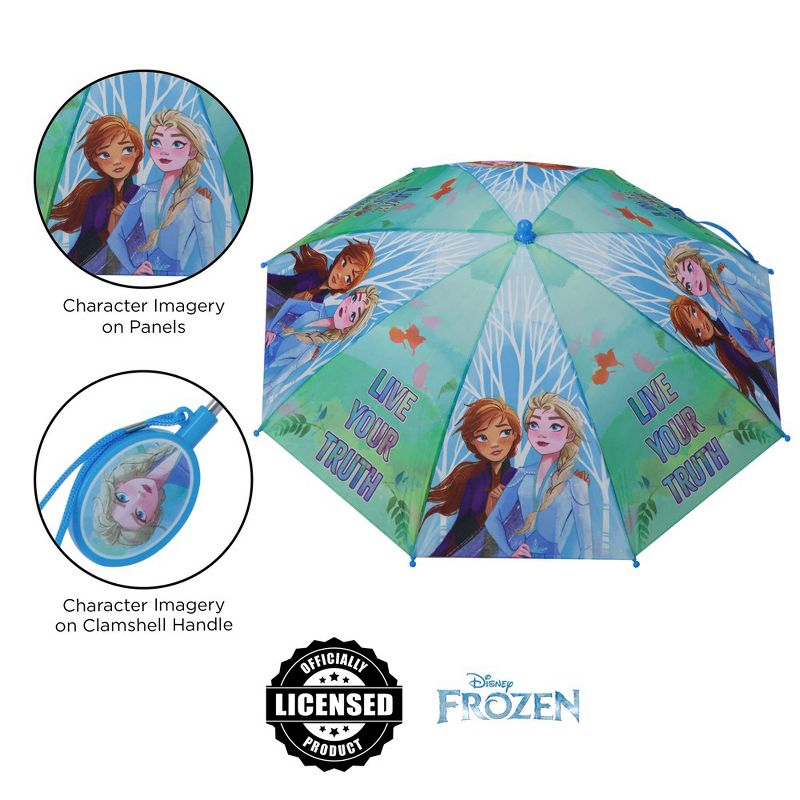 Disney Frozen Elsa and Anna Girls Umbrella, 3 of 5