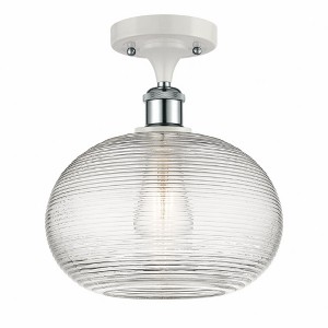 Ithaca - 1 Light Semi-Flush Mount In Industrial Style-10.75 Inches Tall and 10 Inches Wide - 1 of 1