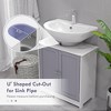 Bathroom Vanities, Bathroom Sink Cabinets with U-Shape Cut-Out and Adjustable Internal Shelf - 4 of 4