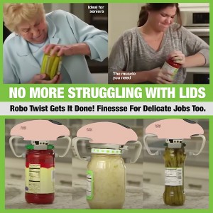 Robo Twist Electric Jar Opener Automatic Hands-Free Kitchen Gadget - 1 of 4