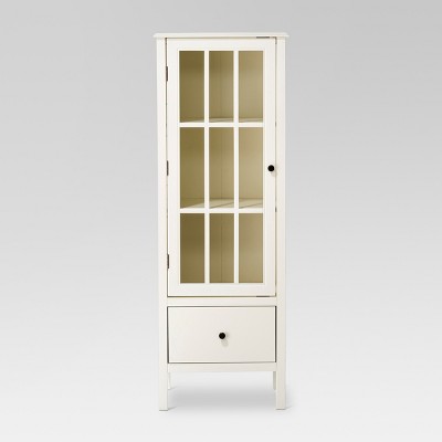 target glass door cabinet