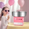 VEVOR Electric Cotton Candy Machine, 1000W Commercial Candy Floss Maker with 20.5 in Stainless Steel Bowl, Sugar Scoop, and Drawer, Pink - 2 of 4