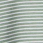 lily pad green/white stripe