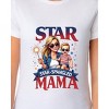 4th of July Women's T-Shirt Star Spangled Mama Patriotic Sparkler - 4 of 4
