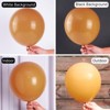 PartyWoo Balloons Light Brown Caramel Tan Boho 18 12 10 5 Inch 140 pcs - 3 of 4