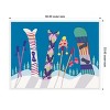 Amanti Art Winter Ski Village by Rachel Lee 3 Birdies Studio Canvas Art Framed - 3 of 4