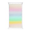 Ombre Organic Cotton Fitted Crib Sheet Multi Single 28x52x9 - 2 of 3