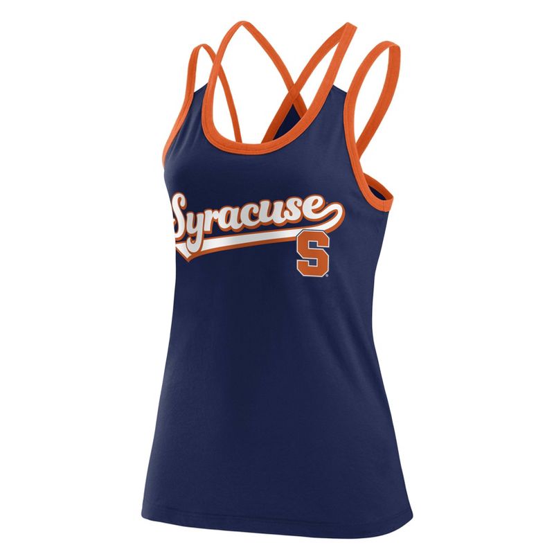 NCAA Syracuse Orange Women&#39;s Two Tone Tank Top, 2 of 4