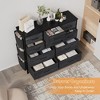 Whizmax Dresser for Bedroom, 10 Drawers Fabric Storage Drawer, Dressers & Chest of Drawers with Side Pockets, Hooks for Closet, Living Room, Hallway - 4 of 4