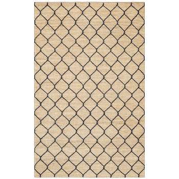 Home Conservatory Tiles Handwoven Jute Area Rug