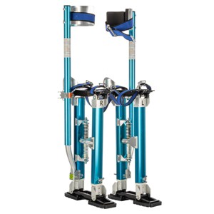 Pentagon Tools 18-30 Inch Drywall Stilts, Blue - 1 of 4