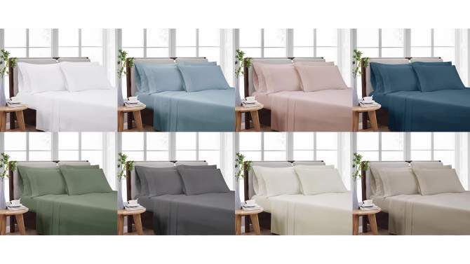 Heritage Microfiber Solid Sheet Set - Cannon, 2 of 6, play video