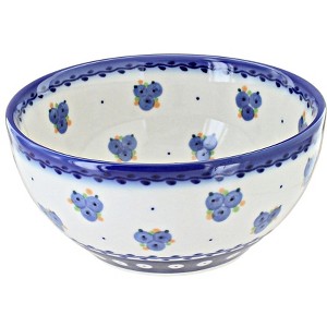 Blue Rose Polish Pottery M02 Galia Cereal/Soup Bowl - 1 of 1