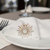 Unique Bargains Napkin Rings Fireworks Shape Stainless Steel 1 Pc - 3 of 3