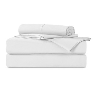 Dreamguard 3pc Twin 1200 Thread Count Hypoallergenic Moisture-Wicking Sheet Set White - 1 of 4