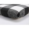 Anderson Rounded Corners Outdoor Chair Cushion Black - Pillow Perfect - image 2 of 4