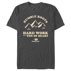 Men's Mossy Oak Humble Roots Hard Work and a Ton of Heart T-Shirt - 1 of 4