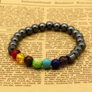 Amy and Annette 7 Genuine Chakra Healing Gemstone Bracelets - 1 of 4