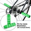 Unique Bargains Universal Aluminum Alloy BMX MTB Bicycle Rear Foot Pegs Footrests for 3/8" Axles 4 Pcs - 2 of 4