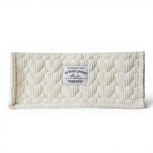 Anna-Kaci Rectangular Quilted Storage Box with Soft Sides and Label Accent 4.7x11x6.3in - 1 of 3