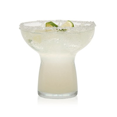 Libbey Clear Glass Stemless Margarita Glasses Set of 6