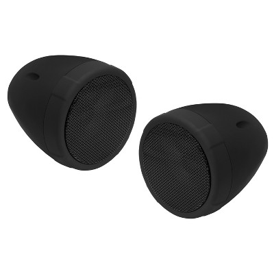BOSS Audio 3-Inch Waterproof Bluetooth Outside Vehicle Handlebar Speaker Pair Audio System with Built-In Amp