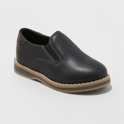 boys black loafers