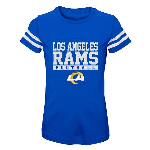 Los Angeles Rams Crop Top Womens T-shirt, Fan Gear Gift, Game Day Shirt