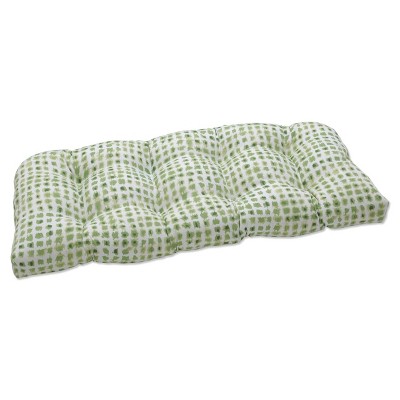 Outdoor/Indoor Loveseat Cushion Alauda Grasshopper Green - Pillow Perfect