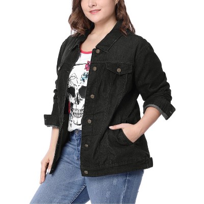 Target black sales jean jacket