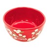 Tag 3.0 Inch Red Sprig Snack Bowl Candy Pretzel Nuts Candy Dishes - 2 of 3