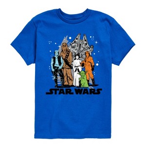 Boys' - Star Wars - Luke and Friends Group Short Sleeve Graphic T-Shirt - 1 of 4