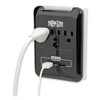 Tripp Lite Protect It! Surge Protector, 3 AC Outlets/2 USB Ports, 540 J, Black - 4 of 4