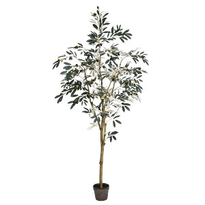 Vickerman Artificial Potted Olive Tree - 1 of 4