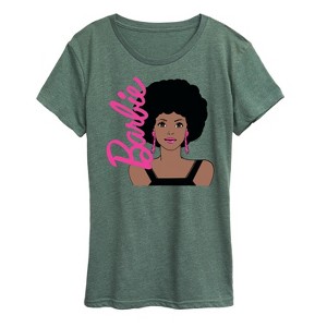 Women's - Barbie - Retro Afro Short Sleeve Graphic T-Shirt - 1 of 4