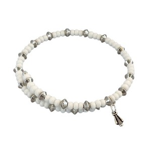 Fifth and Ninth - Mia Wrap Bracelet - White - 1 of 4