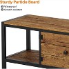 Homhougo 65 Inch TV Stand with Storage, Entertainment Center with Adjustable Legs, TV Console up to 75 Inch with Open Shelves - 4 of 4