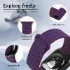 HTUTWOO Magnetic Silicone Compatible with Apple Watch Band Ultra 2 ＆Ultra 49mm 46mm 45mm 44mm 42mm 41mm 38mm for Woen men - 2 of 4