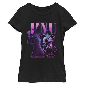 Girls KPop Demon Hunters Jinu Saja Collage T Shirt - 1 of 4