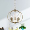 Livex Lighting Milania 5 - Light Chandelier in  Antique Brass - 3 of 4