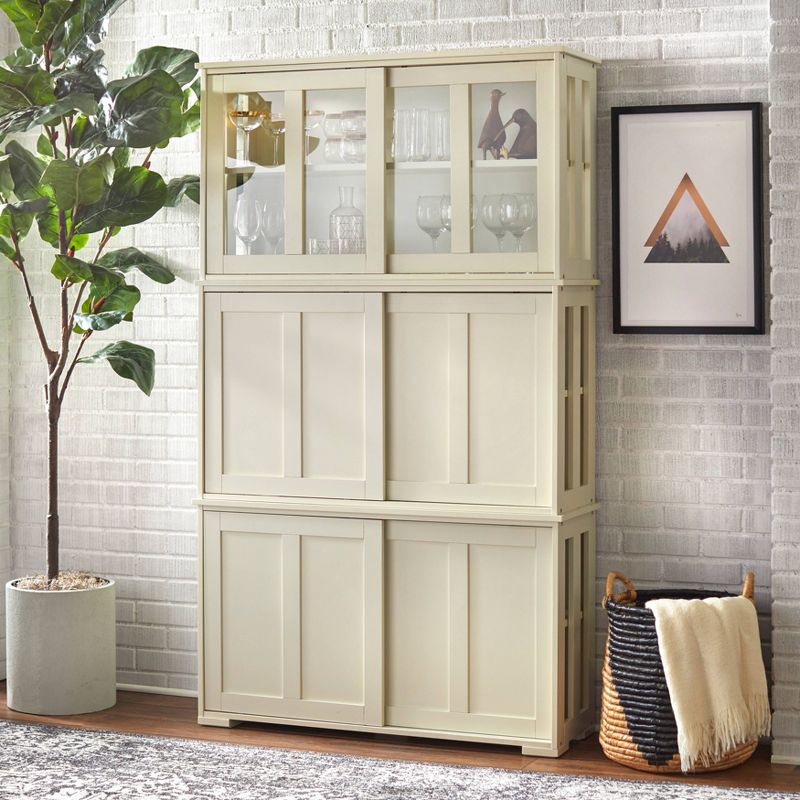Pacific Stackable Cabinet with Sliding Doors - Buylateral, 5 of 8