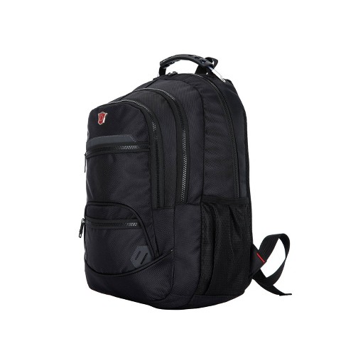 DUKAP Echo Executive Backpack for Laptops upto 15.6'' - Black