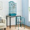 Yaheetech Roof Top Birdcage Parrot Cage with Detachable Rolling Stand Wrought Iron - 3 of 4